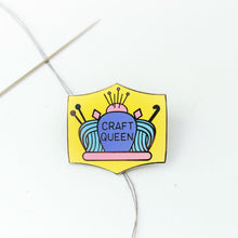 Hard Enamel maker Pin: Craft Queen