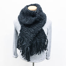 Chunky Herringbone Scarf Knitting Pattern