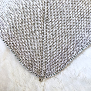 Fuss Free Gradient Triangle Shawl Knitting Pattern