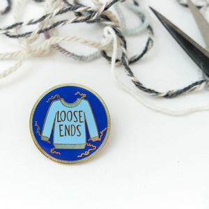 Hard Enamel Maker Pin: Loose Ends
