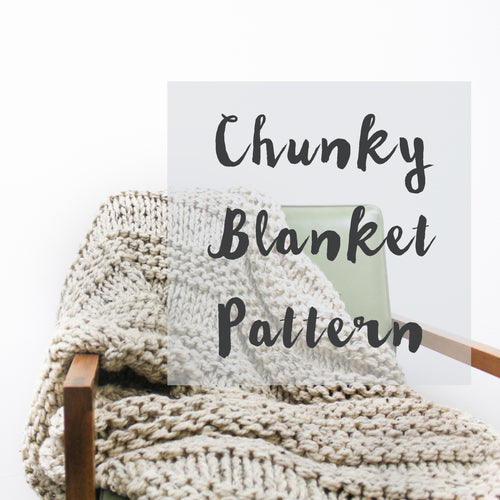Chunky Textured Blanket Pattern
