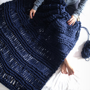 Bohemian Blanket Knitting Pattern