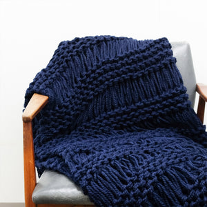 Bohemian Blanket Knitting Pattern