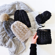 Chunky Cable Hat Knitting Pattern