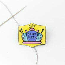 Hard Enamel maker Pin: Craft Queen
