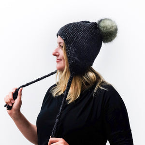 Chunky Earflap Hat Knitting Pattern