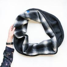 Flannel Circle Scarf Knitting & Sewing Pattern