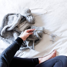 Flannel Circle Scarf Knitting & Sewing Pattern