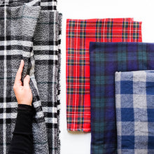 Flannel Circle Scarf Knitting & Sewing Pattern