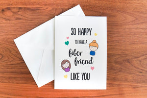 Digital Download: Fiber Friend Card