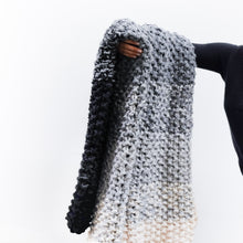 Chunky Gradient Ombre Fade Blanket Knitting Pattern