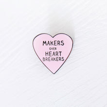 Hard Enamel maker Pin: Heart Breakers