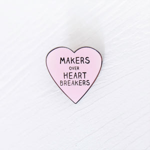 Hard Enamel maker Pin: Heart Breakers