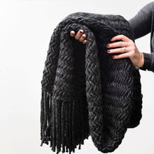 Chunky Herringbone Blanket Knitting Pattern