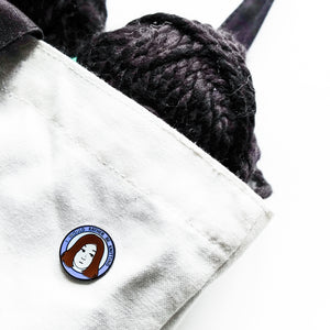 Hard Enamel maker Pin: Knitting