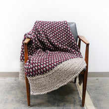 Multi-Strand Colourful Knit Chunky Blanket Pattern