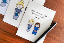 Digital Download: Silent Knitting Fiber Friend Card